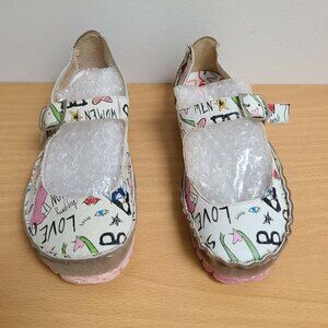 Clamp Cute Buckle Strap Empowering Women Shoes SZ 37/7